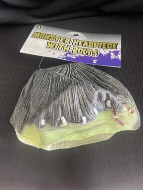 ADULT FRANKENSTEIN MONSTER HEADPIECE LATEX COSTUME ACCESSORY
